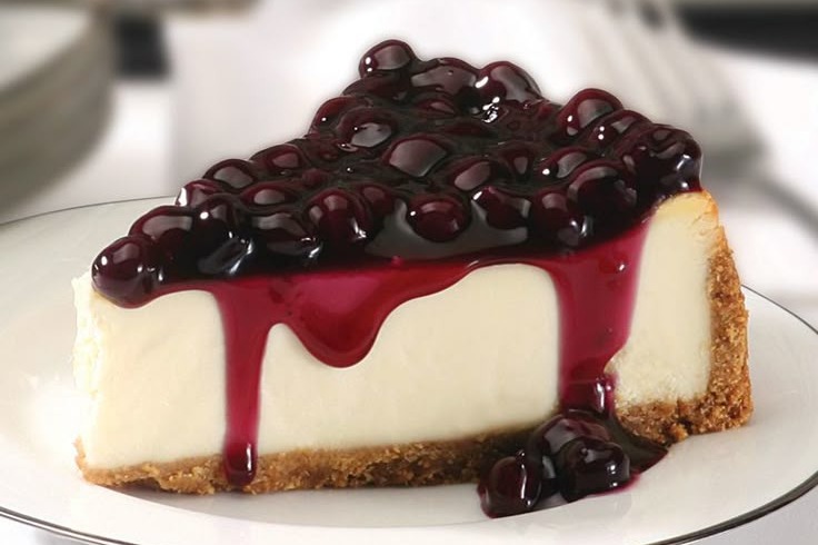 ப்ளூபெரி சீஸ்கேக்